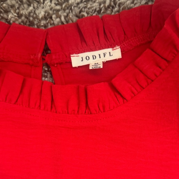 Red Ruffled dress - Picture 2 of 3